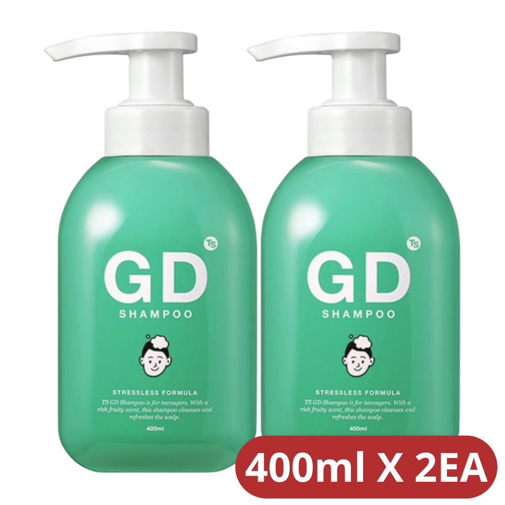 TS 지디 샴푸 청소년 +소분 파우치 400g, 2개 - 상세 이미지 3