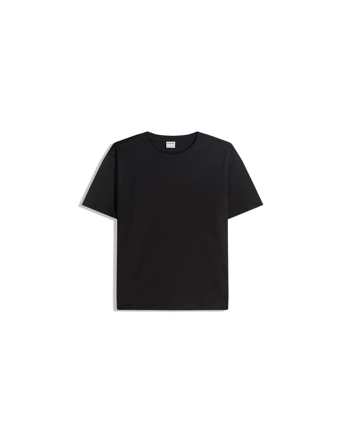 버쉬카 베이직 블랙 반팔 티셔츠 0069/154 BLACK - 상세 이미지 2