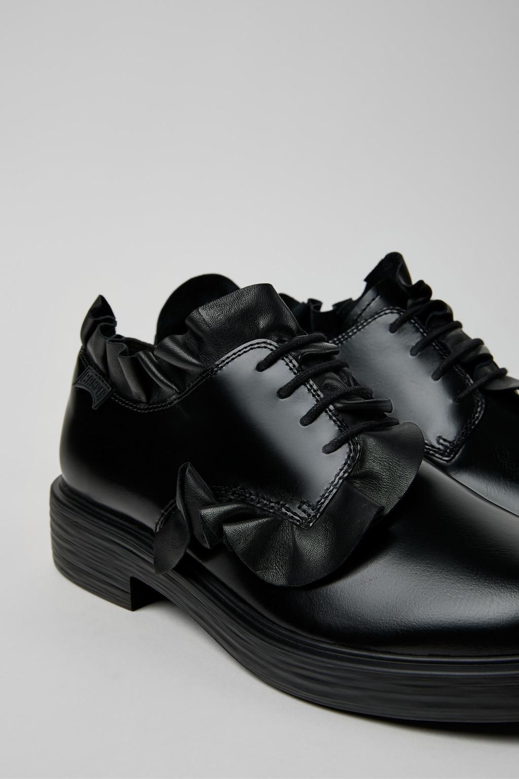 캠퍼 블랙 가죽 더비화 남성 Dean K101085-001 BLACK - 상세 이미지 2