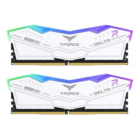 팀그룹 [해외]TEAMGROUP T-Force Delta RGB DDR5 램 32GB(16GB 2개) 6400MHz PC5-51200 CL32 데스크탑 메모리 모듈 600 700 시리 W