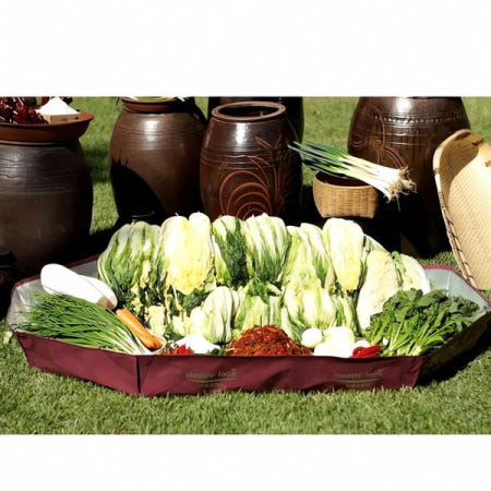 해피락 8각 대형 김장매트 절임 매트 김치 주방용품 저장 용기 보관 방수 발효 김장 준비