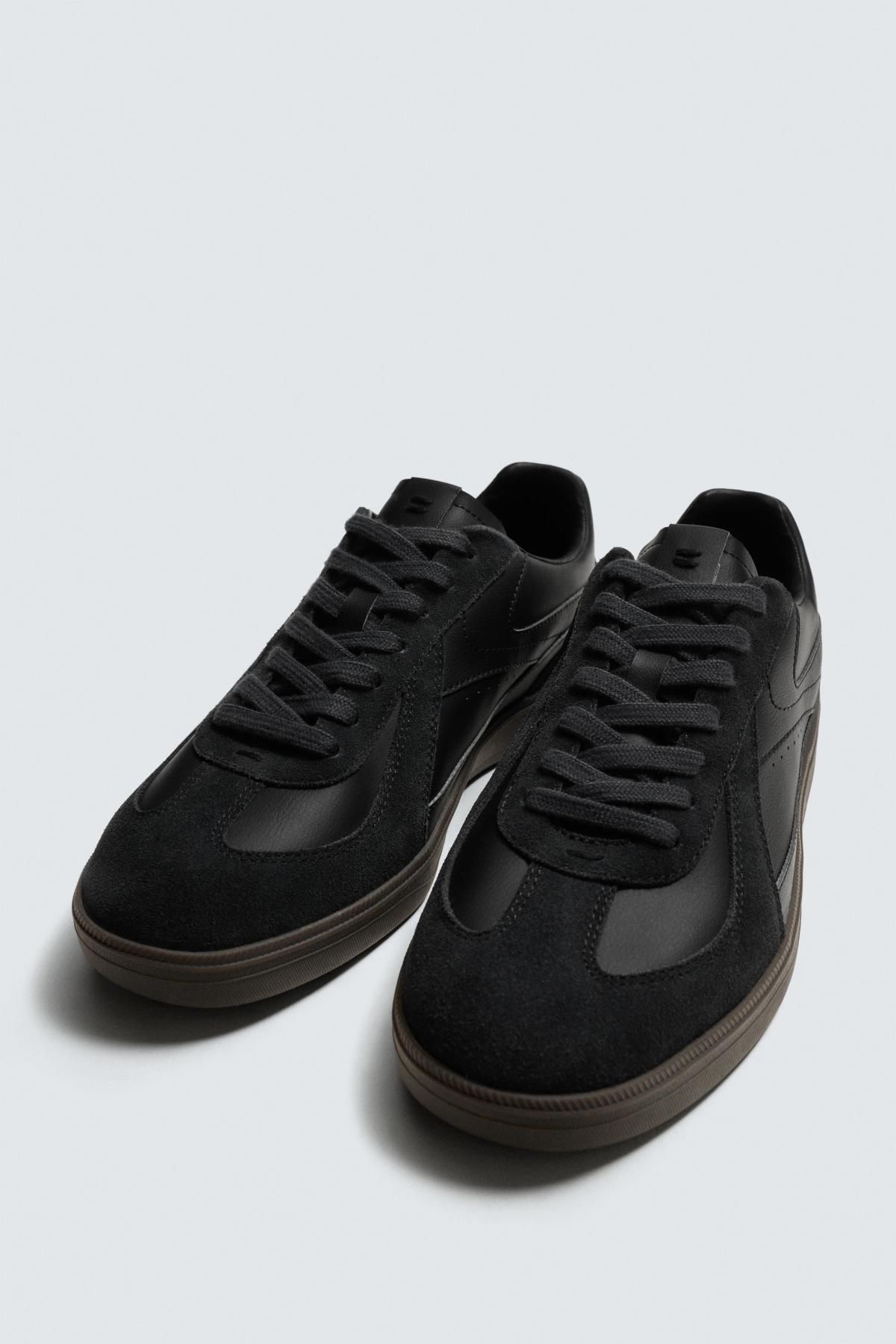 자라 레트로 테크니컬 블랙 스니커즈 2289/620 BLACK - 상세 이미지 5