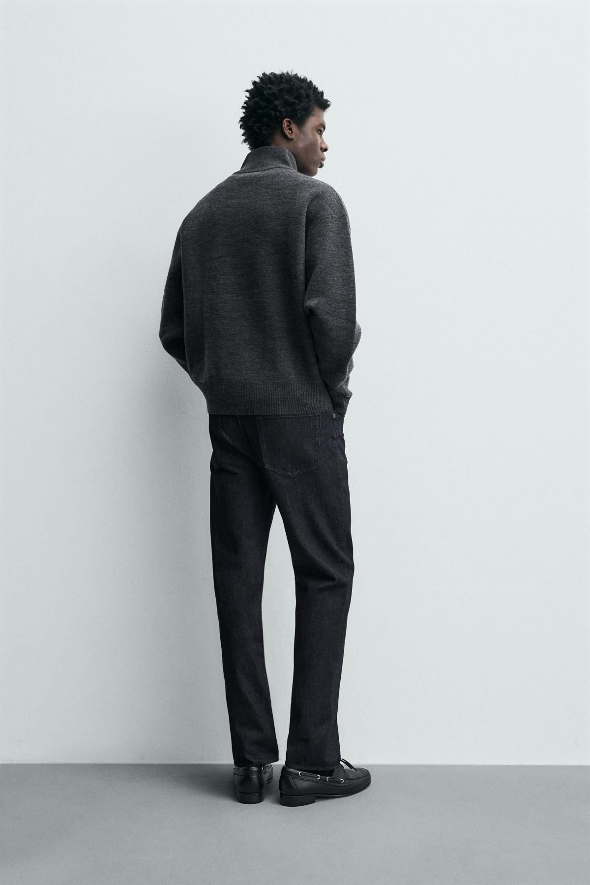 자라 컴포트 슬림핏 데님 진청 청바지 3991/404 INDIGO - 상세 이미지 3