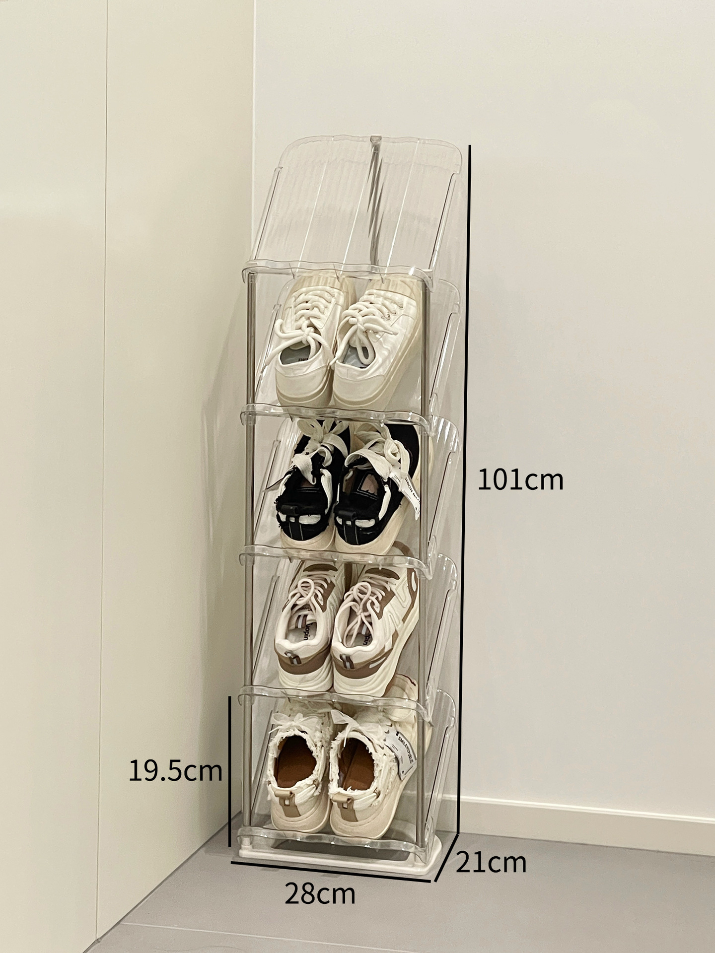 좁은현관 슬림 미니 신발장 원룸 틈새 수납 오픈형 슈즈렉 선반