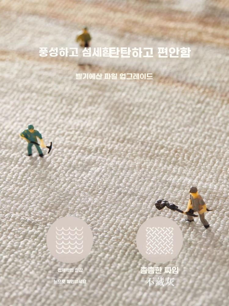 복고풍 호랑이 러그 티베트 호랑이카페트 뉴트로 카펫 A 100x140cm - 상세 이미지 5