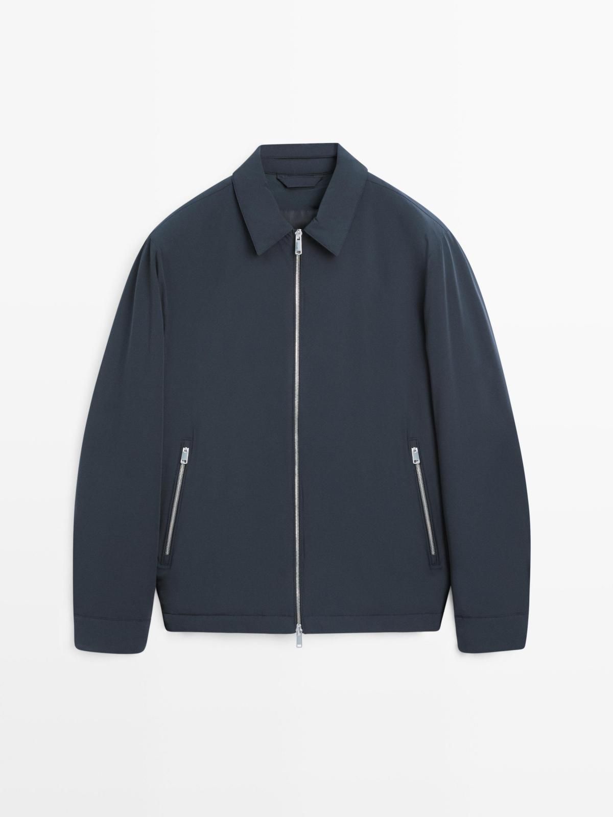 마시모두띠 테크니컬 집업 블루종 재킷 3131/427 NAVY BLUE - 상품 이미지