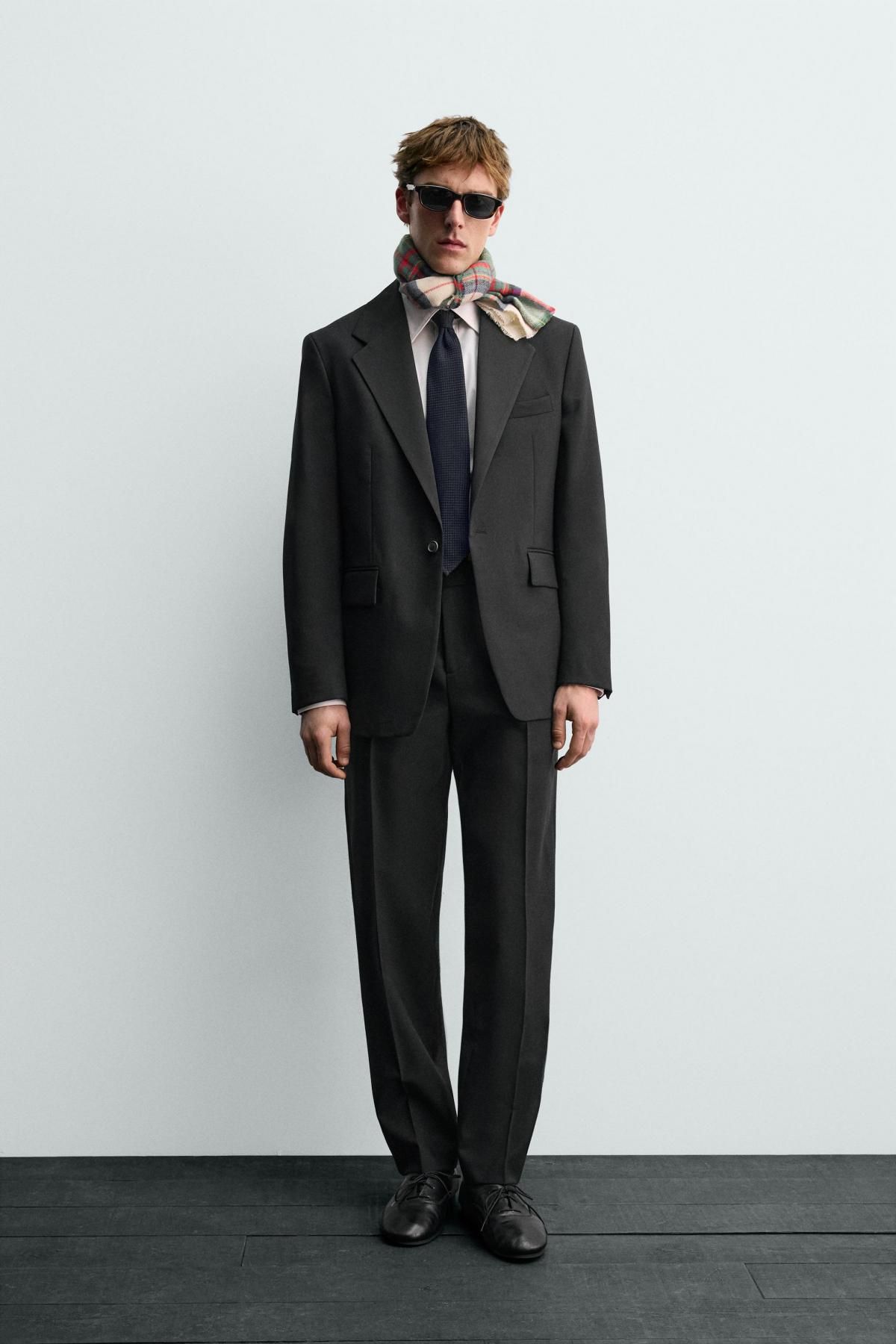 자라 클래식 울 블레이저 X 아론 레빈 4090/894 BLACK - 상세 이미지 2