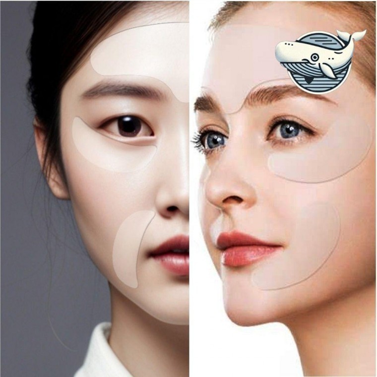 눈가 미세주름 완화 이마 개선 실리콘 패치 - 상품 이미지