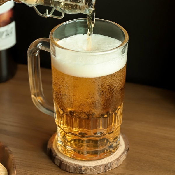 가정용 유리 맥주 컵 파티 손잡이 맥주 잔 시원한 국산 - 상품 이미지