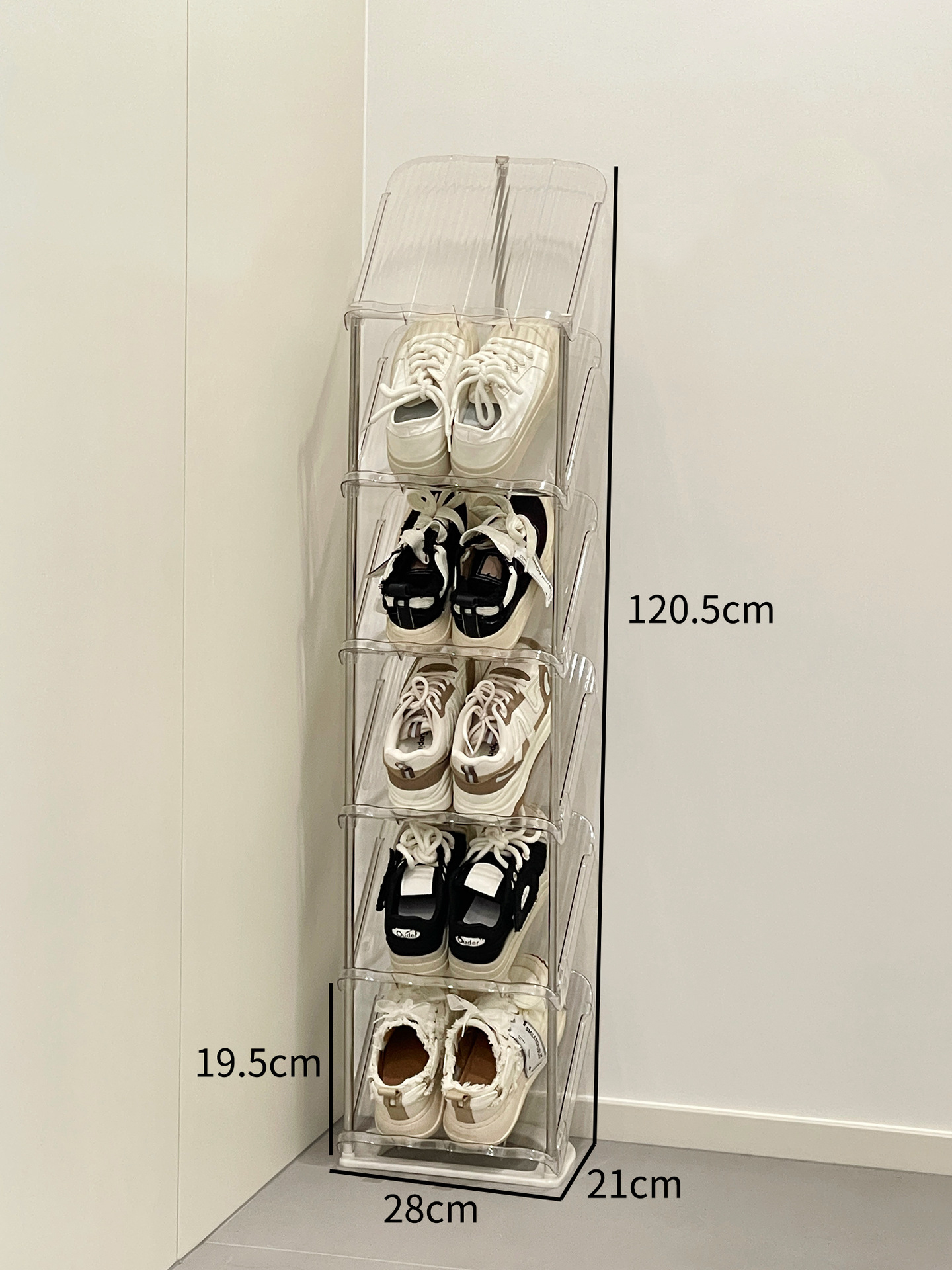 좁은현관 슬림 미니 신발장 원룸 틈새 수납 오픈형 슈즈렉 선반