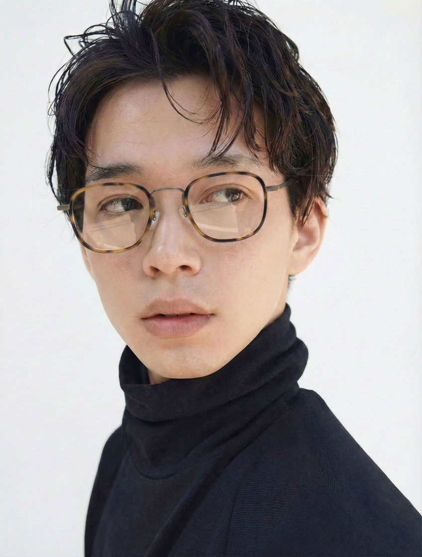 아키하루 1005 긱시크 티타늄 호피 뿔테안경 블루라이트차단 남자 여자 시력보호 패션 안경 판매처 상세 정보 이미지 2