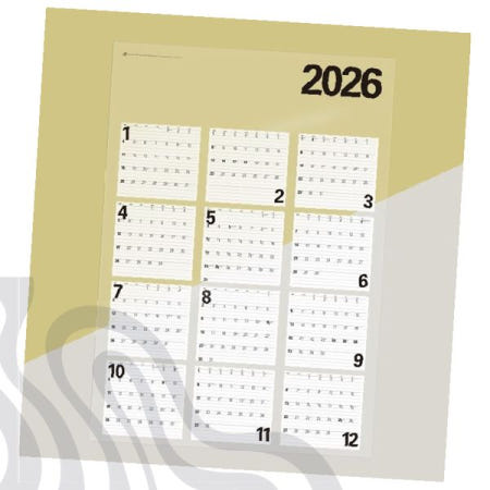 이천이십육년 벽걸이 달력 투명 아크릴 포스터 사무실 인테리어 월별 스케줄 플래너 홈오피스 데스크 장식