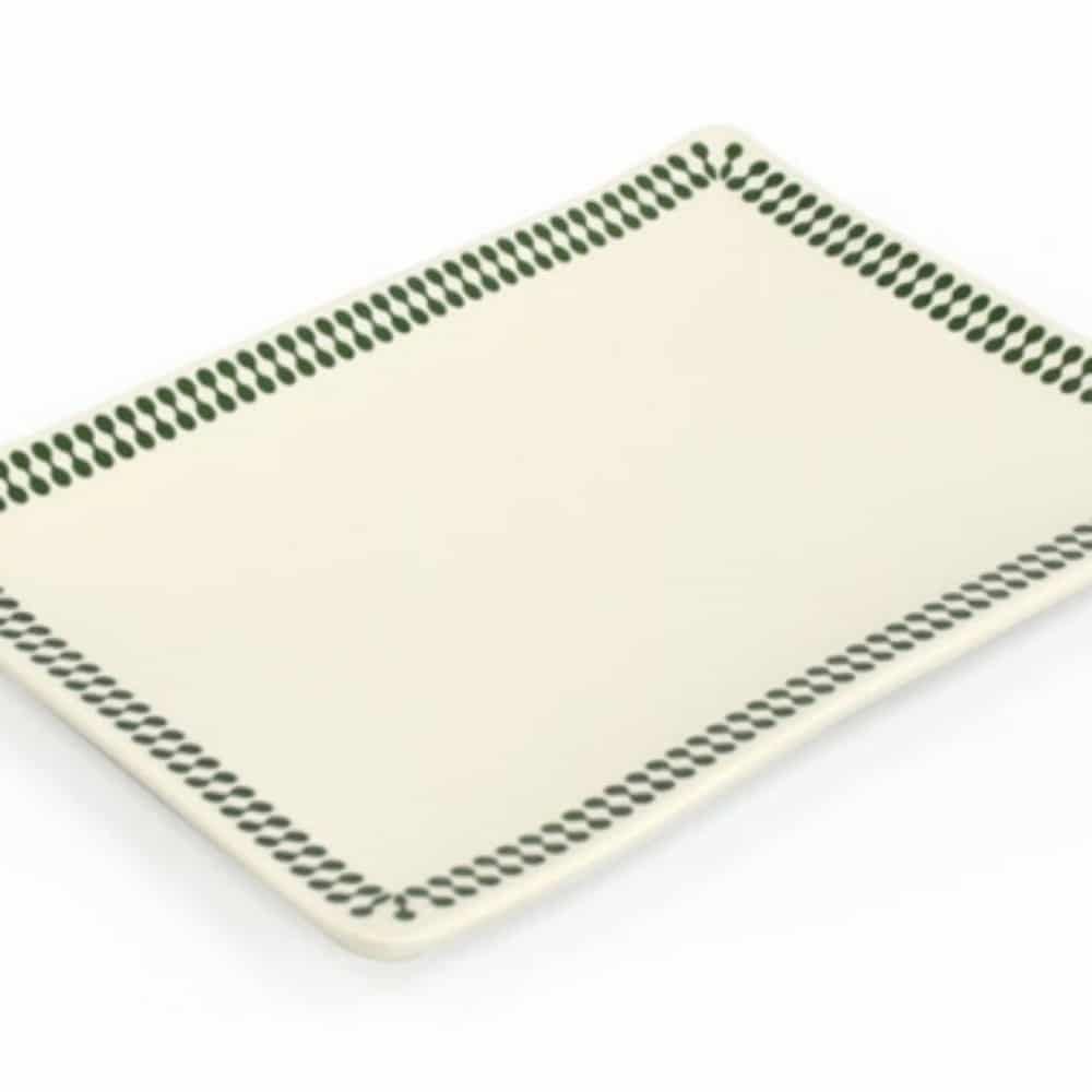 멜라민 사각 접시 30x21cm 식당접시 식당찬기 - 메인 이미지
