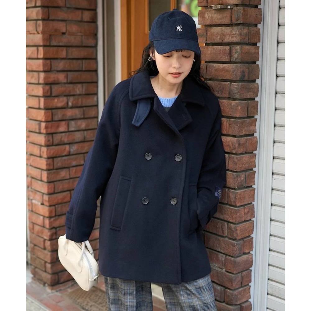 프릭스스토어 3WAY 울 미들 재킷 여성 울 코트 25AW 브라운 - 상세 이미지 5