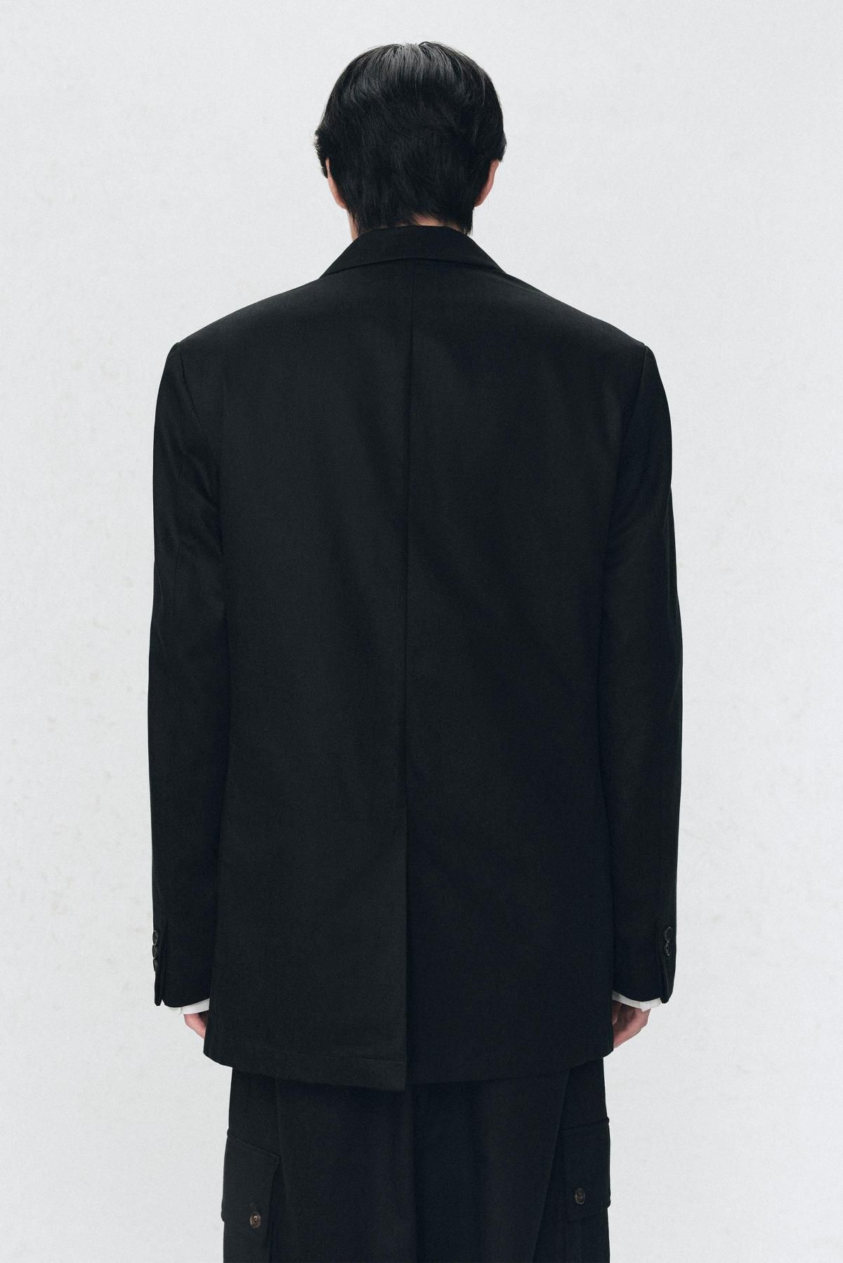 자라 릴렉스핏 수트 블레이저 X 소시오츠키 7380/657 BLACK - 상세 이미지 5
