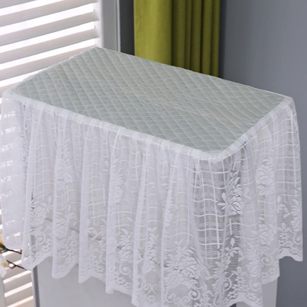 레이스 스탠드 에어컨 커버 사각형 에어컨 방진 덮개