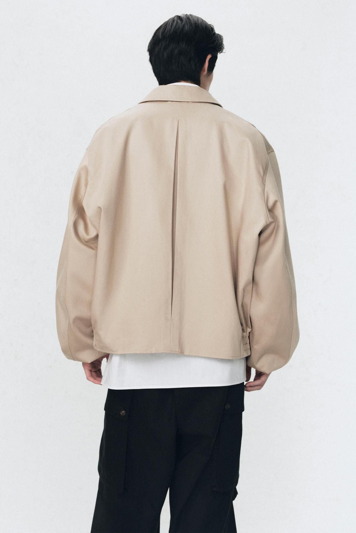 자라 릴랙스핏 포켓 재킷 X 소시오츠키 7380/654 BEIGE - 상세 이미지 4