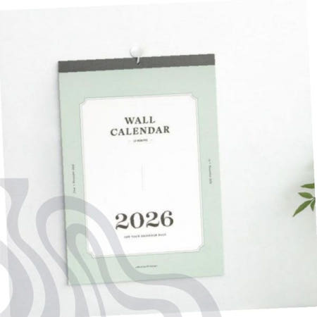 벽걸이 달력 미니멀 디자인 연간 플래너 홈 오피스 인테리어 심플 월별 스케줄러