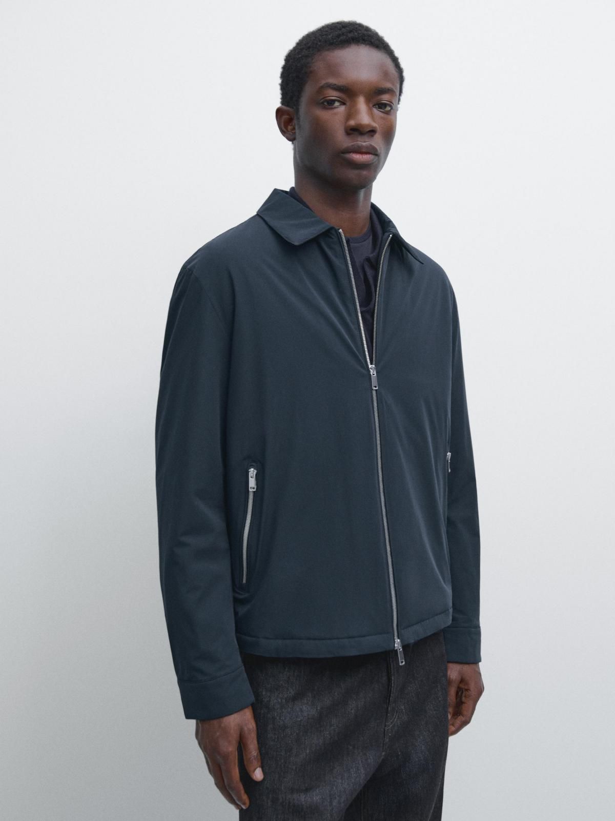 마시모두띠 테크니컬 집업 블루종 재킷 3131/427 NAVY BLUE - 상세 이미지 3
