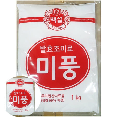 혼다시 업소용 식당 식자재 재료 씨제이제일제당 미풍 1kg