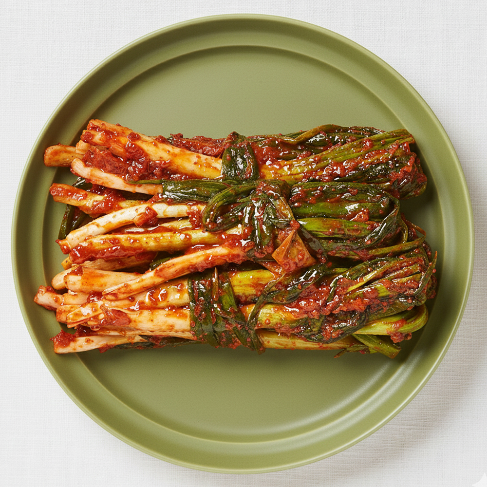 [억수로상회] 여수사람이 만드는 쪽파김치 1kg, 1개 - 상품 이미지