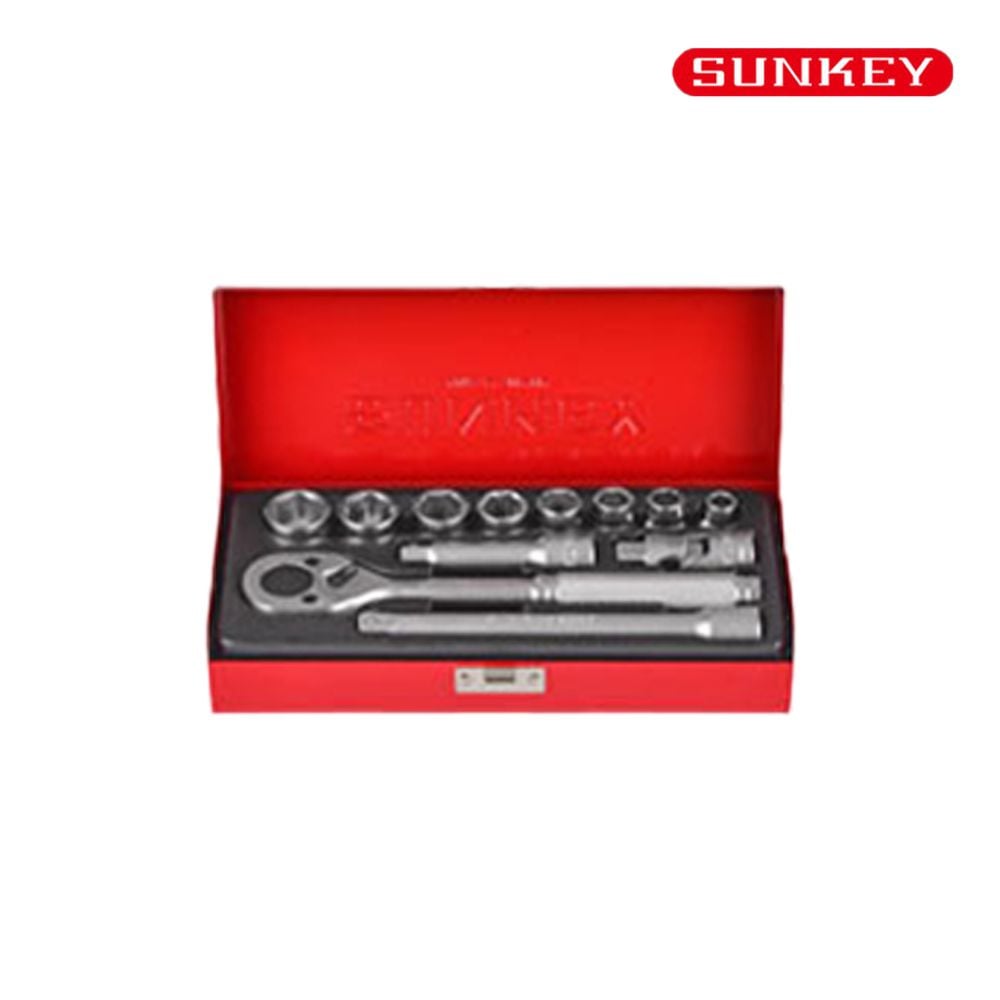 토크렌치 육각 SUNKEY 3/8 72T 소켓 렌치세트 13PCS - 상품 이미지