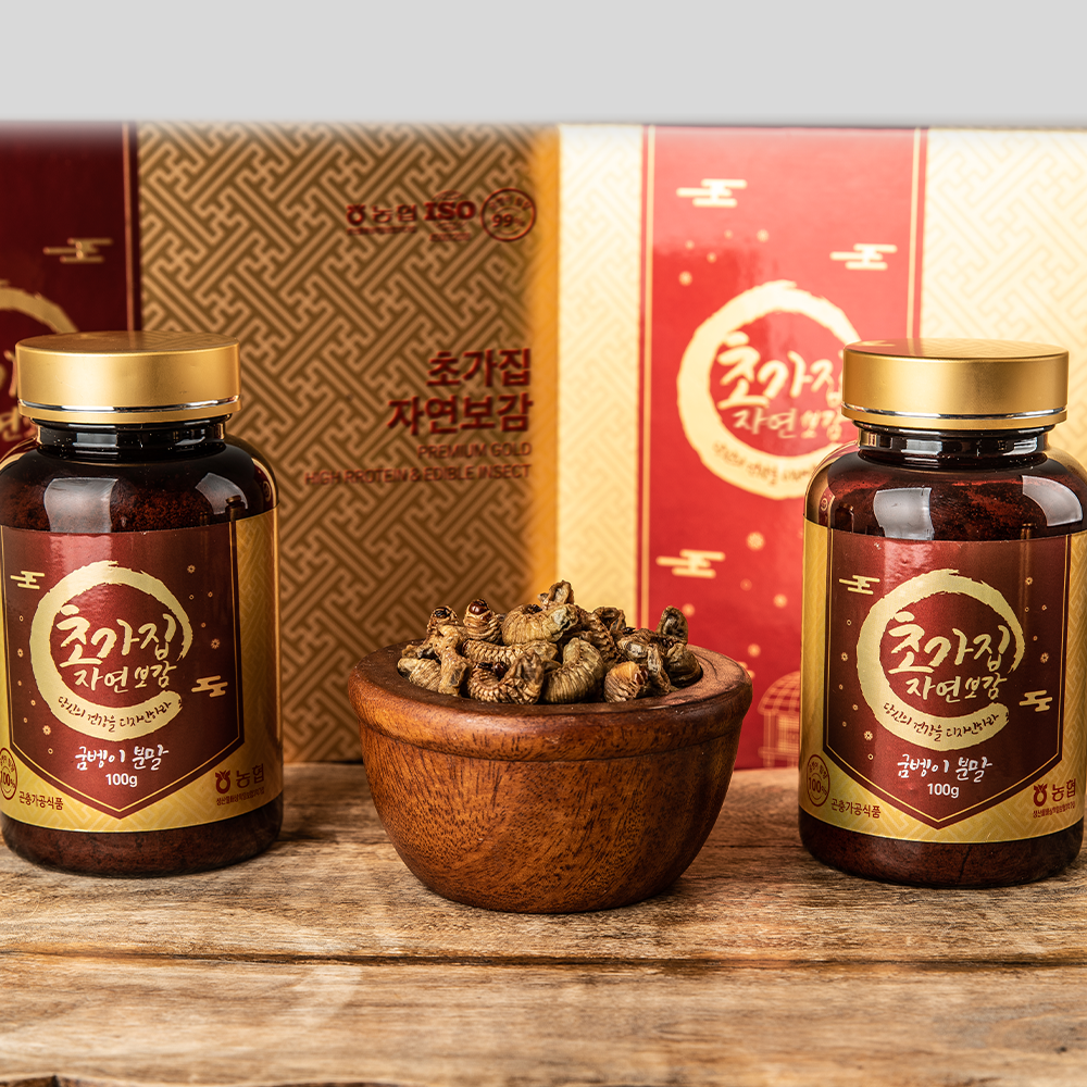 [안심·직접생산] 국내산100% 초가집굼벵이 굼벵이가루 꽃벵이분말 200g, 1개 - 상세 이미지 3