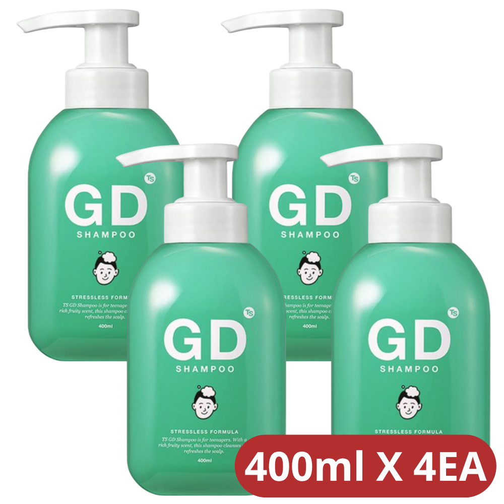 TS 지디 샴푸 청소년 +소분 파우치 400g, 4개 - 상세 이미지 3