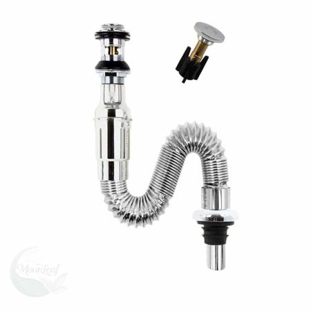 MLStore 세면대 팝업 트랩 세트 세면기부속품 세면대배수구