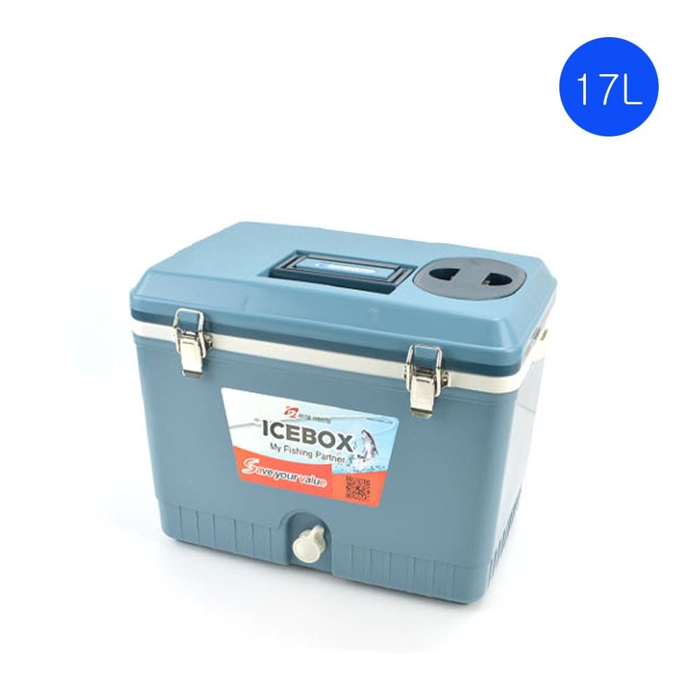 낚시전용 아이스박스 청록 17L - 메인 이미지