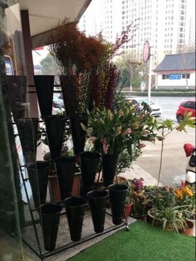 꽃집 선반 꽃가게 진열장 다층 플라워 매장 꽃다발 진열대 - 상세 이미지 4