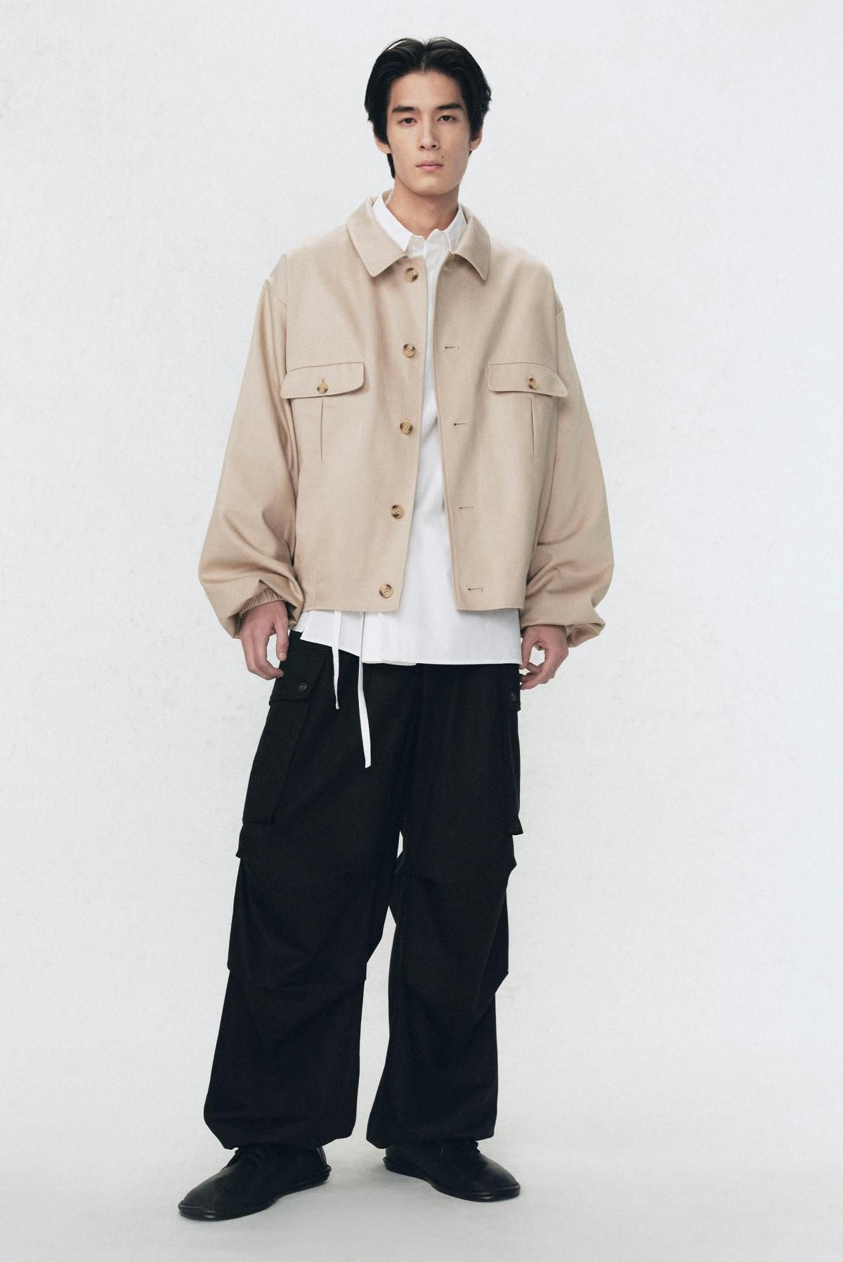 자라 릴랙스핏 포켓 재킷 X 소시오츠키 7380/654 BEIGE - 상세 이미지 2