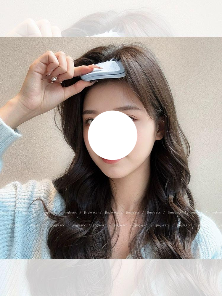 남성 앞머리 볼륨업 헤어 브 자연스러운 볼륨 클립 블랙 1쌍 업그레이드박스 - 상세 이미지 5