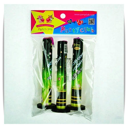 파티클럽 팝콘 분수 파티 불꽃 14.7cm 3개입 이벤트 장식 소품 앤츠런3