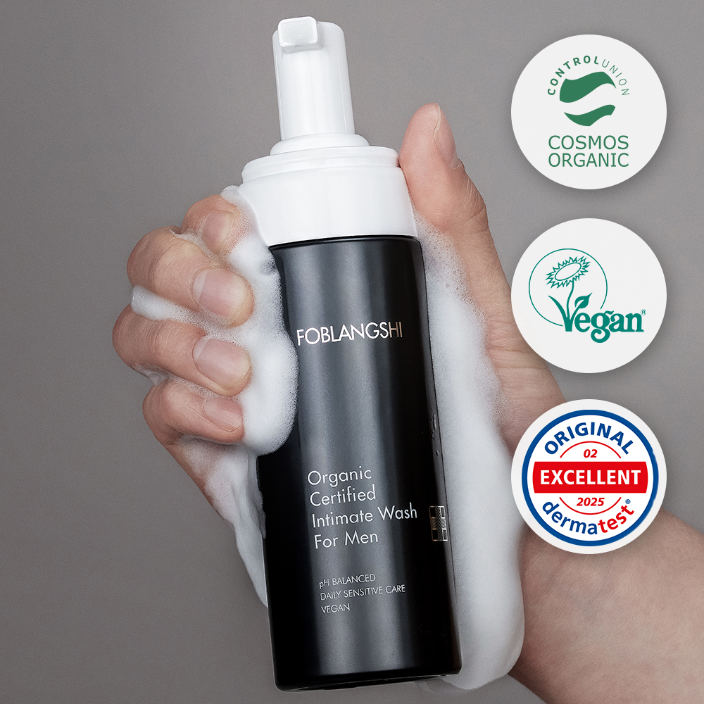 [100%천연성분 칸디다균99%감소] 유기농 포블랑시 항문사타구니 세정제 냄새 남성청결제