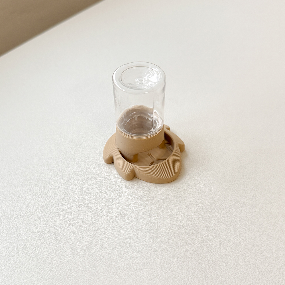 크레데이 발바닥 크레스티드 게코 파충류 도마뱀 물그릇 급수기 이미지 3