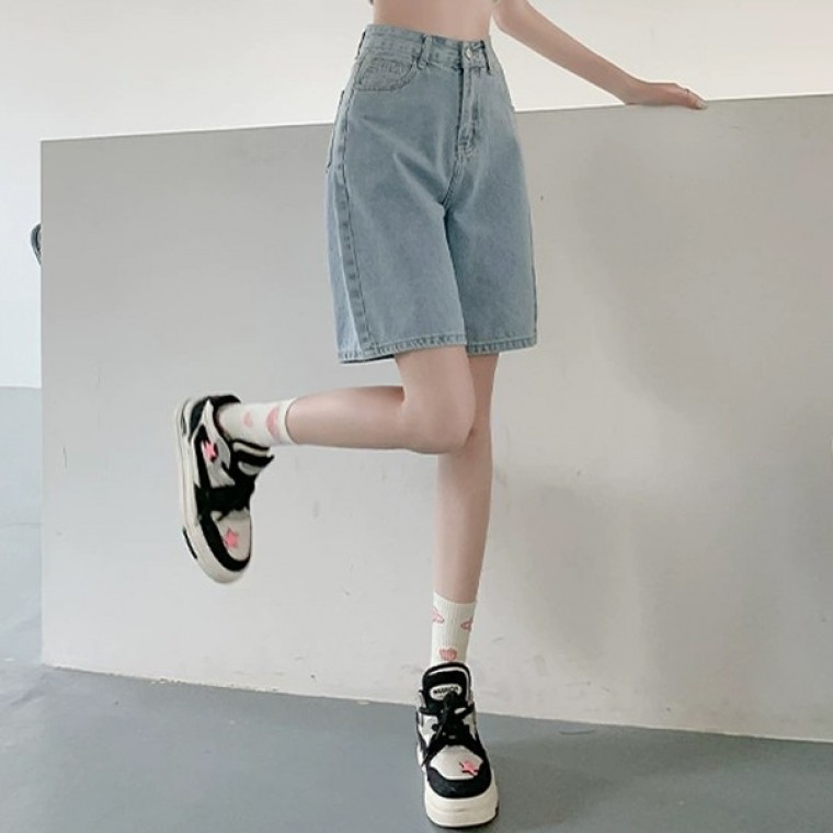 러블리 여성 4컬러 데님 하프팬츠 LK-TS22 - 상품 이미지