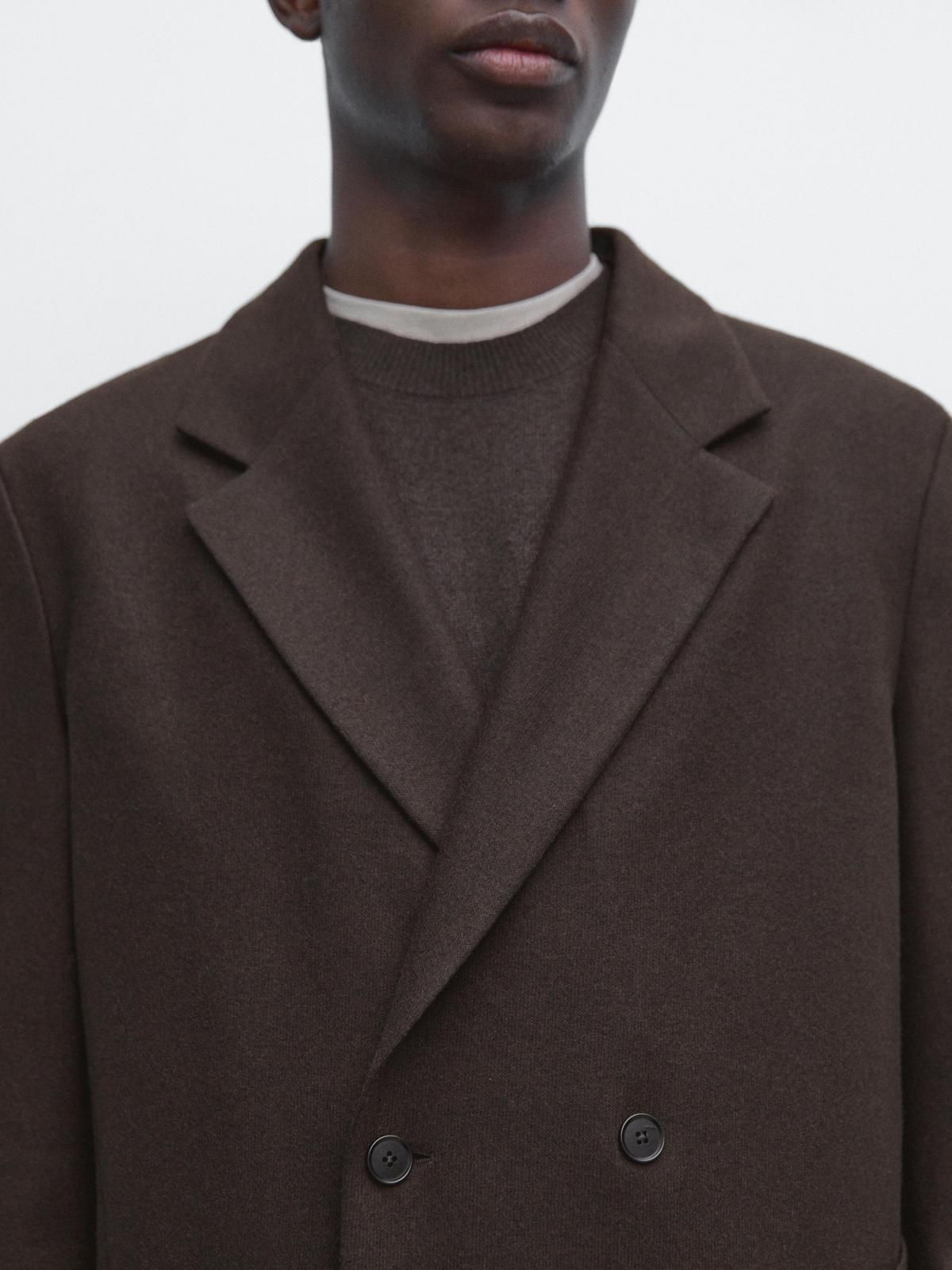 마시모두띠 더블브레스트 울 블레이저 브라운 2583/350 BROWN - 상세 이미지 5