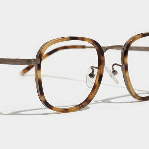 아키하루 1005 긱시크 티타늄 호피 뿔테안경 블루라이트차단 남자 여자 ... 솔직 후기 | 실사용자 리뷰 분석 - 상품 이미지 2