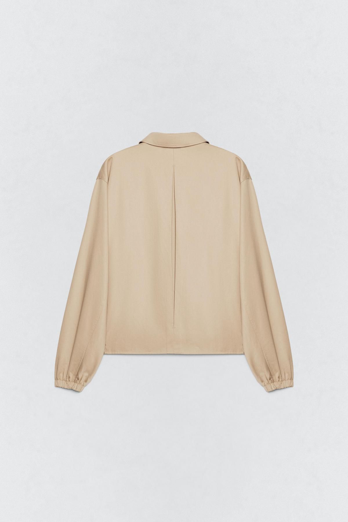 자라 릴랙스핏 포켓 재킷 X 소시오츠키 7380/654 BEIGE - 상세 이미지 5