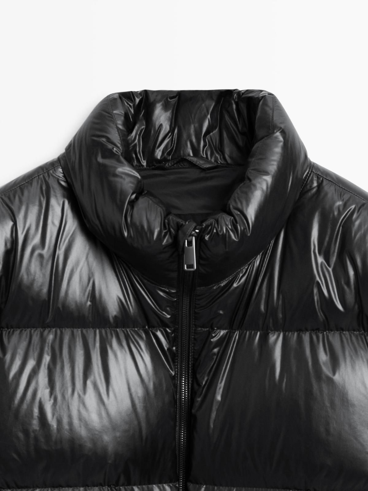 마시모두띠 테크니컬 다운 블렌드 패딩 재킷 3141/410 BLACK - 상세 이미지 3