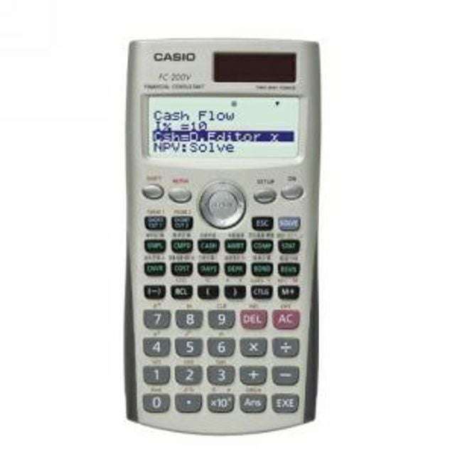 카시오 재무용계산기 FC-200V 일반계산기 계산기전 - 상품 이미지