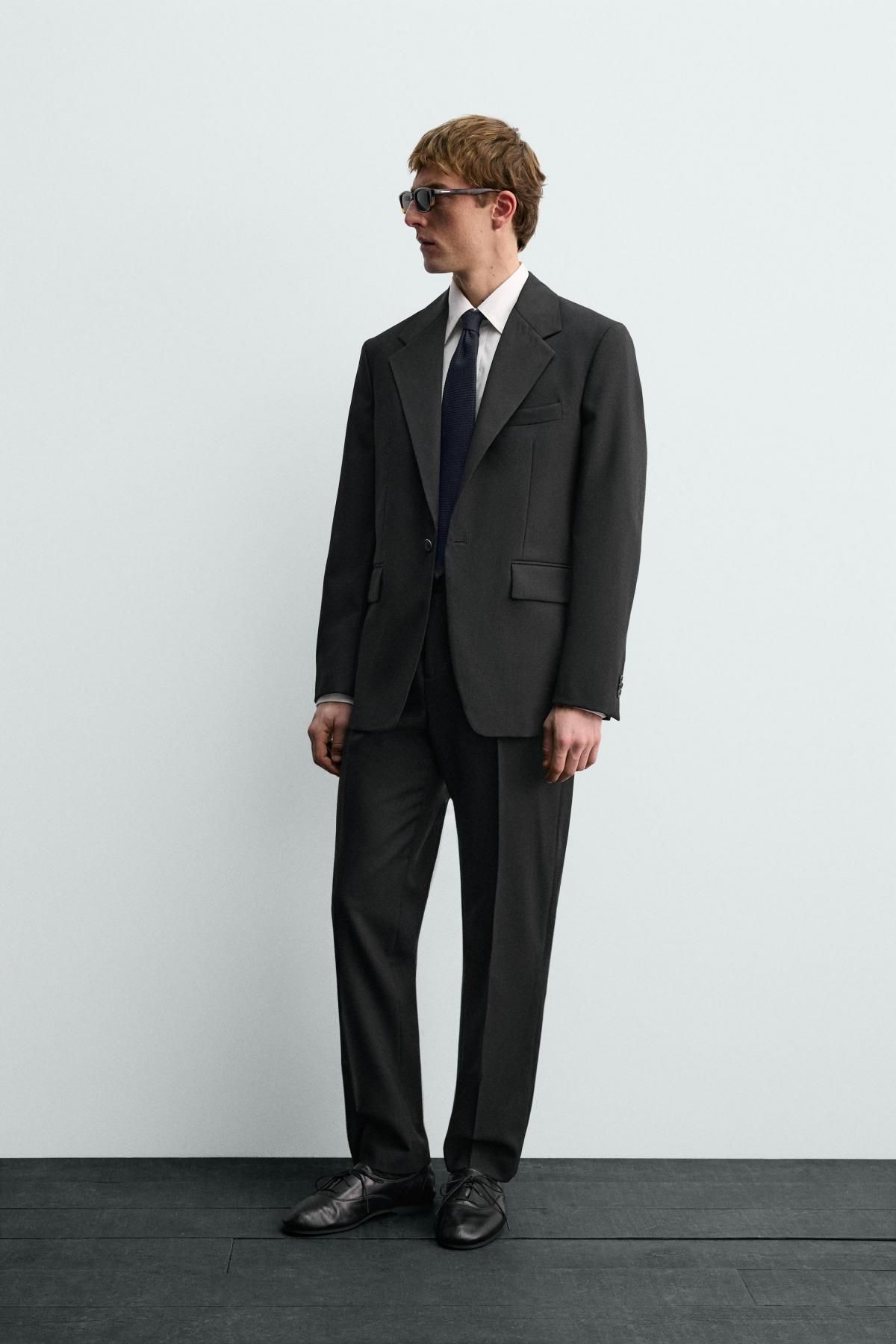 자라 클래식 울 블레이저 X 아론 레빈 4090/894 BLACK - 상세 이미지 5