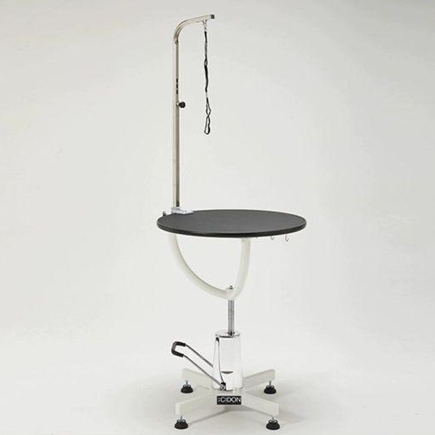 애견 미용테이블 강아지 미용 반려동물 접이식 전동테이블 높이조절 회전 831pro 올블랙 60cm - 상품 이미지