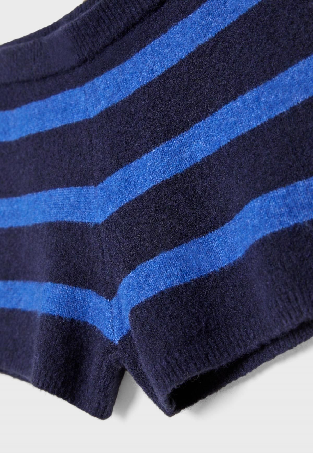 스트라디바리우스 테크니컬 스트라이프 니트 반바지 1570/421 ROYAL BLUE - 상세 이미지 2