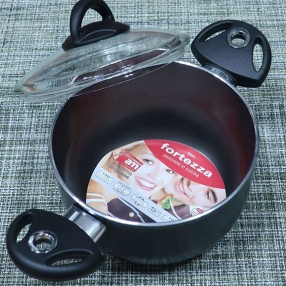 포르테자 양수 냄비 쿠커 찌개 요리 라면 냄비 18cm - 메인 이미지