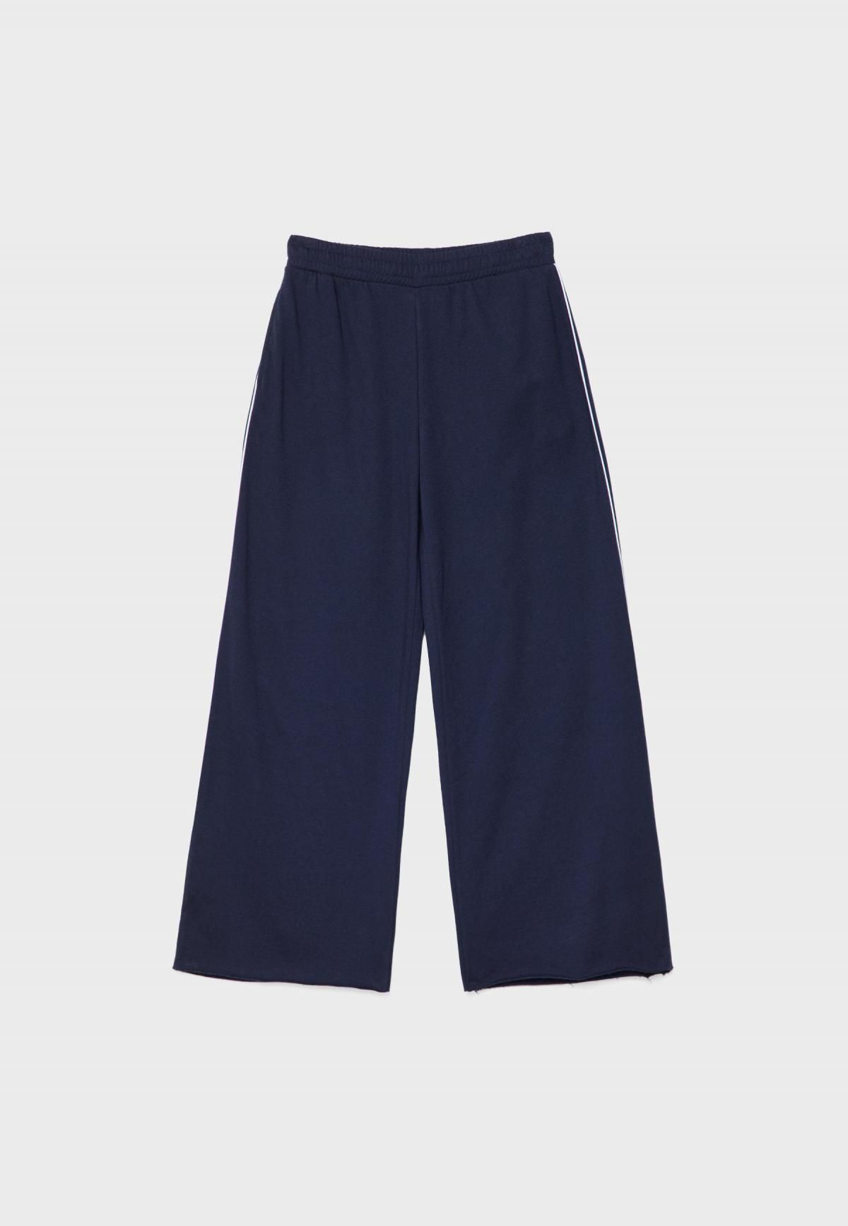 스트라디바리우스 와이드핏 플러시 와이드 팬츠 배색 파이핑 디테일 8305/100 - 상세 이미지 2