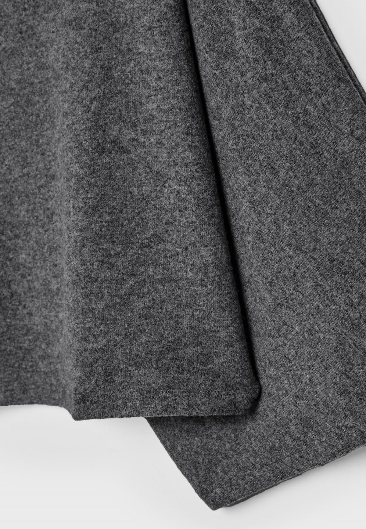 스트라디바리우스 그레이 보트넥 케이프 탑 2707/274 DARK GREY - 상세 이미지 3