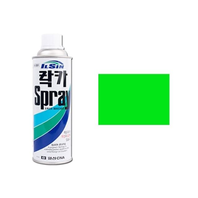 (일신) 스프레이락카 420ml 진녹색(327) 갑(10개입) - 상품 이미지