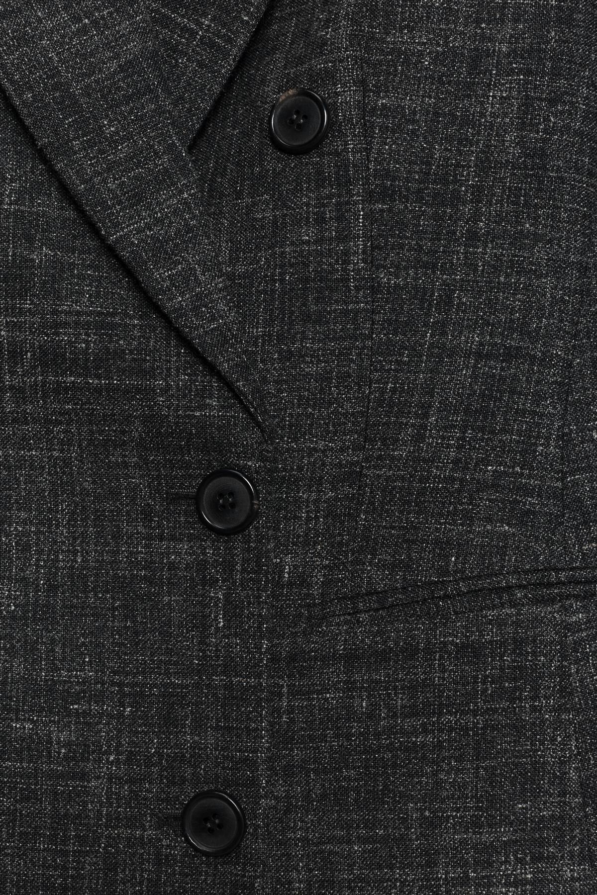 자라 울 더블브레스트 블레이저 X 소시오츠키 9743/882 GREY MARL 이미지 8